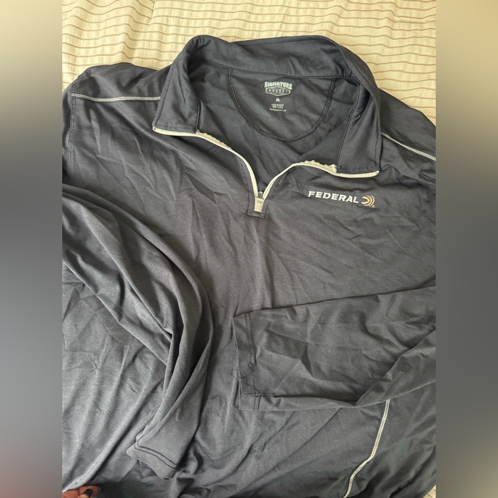 Federal Men's Charcoal Quarter-Zip Pullover